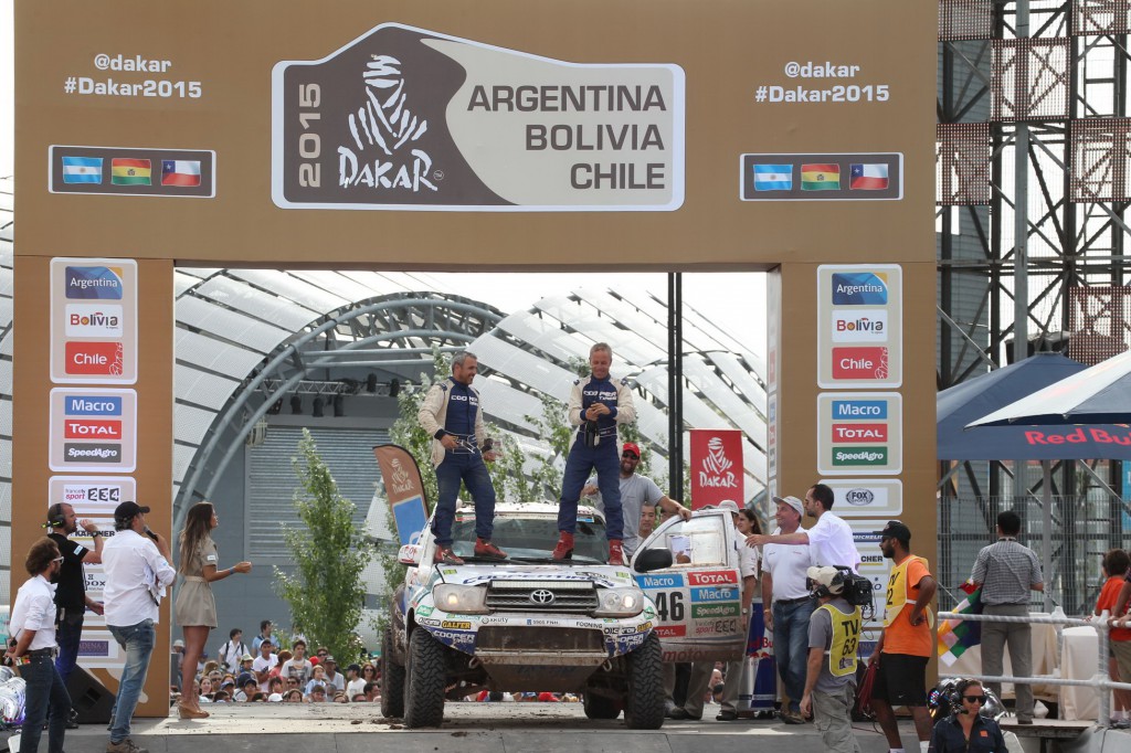 podium Dakar 2015